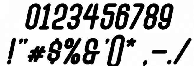 Abingdon Bold Italic Font OTHER CHARS