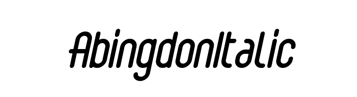 Abingdon Italic  Frei Schriftart Herunterladen