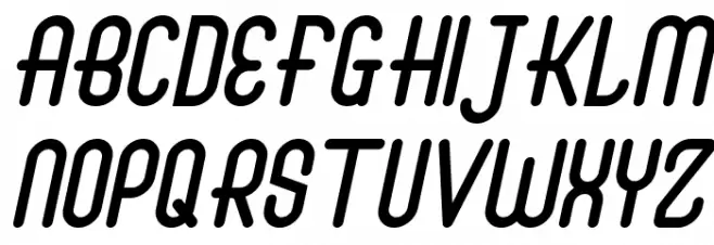 Abingdon Italic Polices MAJUSCULES