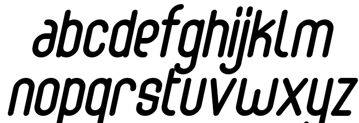 Abingdon Italic Font LOWERCASE