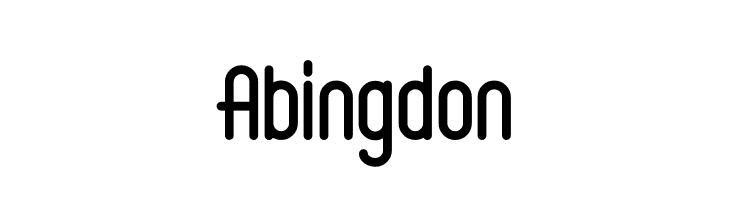 Abingdon  Frei Schriftart Herunterladen