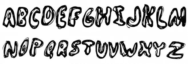 Abiscuos Regular 字体 大写