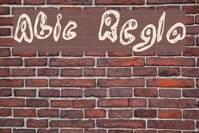 Abiscuos Regular Font examples