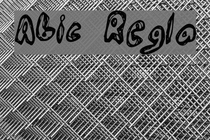 Abiscuos Regular Font examples