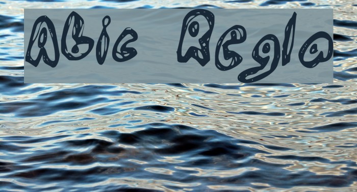 Abiscuos Regular Font examples