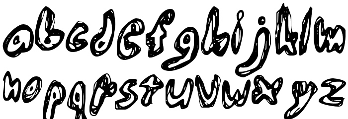 Abiscuos Regular Font LOWERCASE