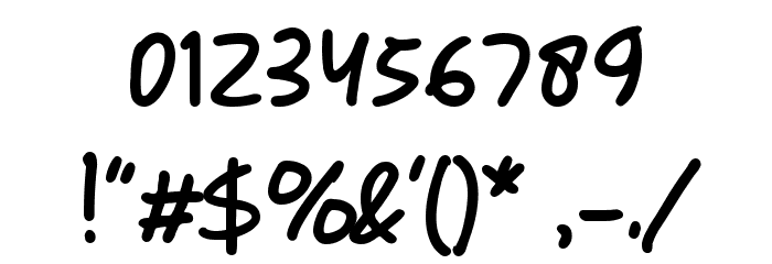 Abiyu Chan Font OTHER CHARS