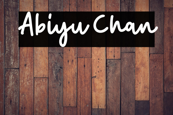 Abiyu Chan Example 2