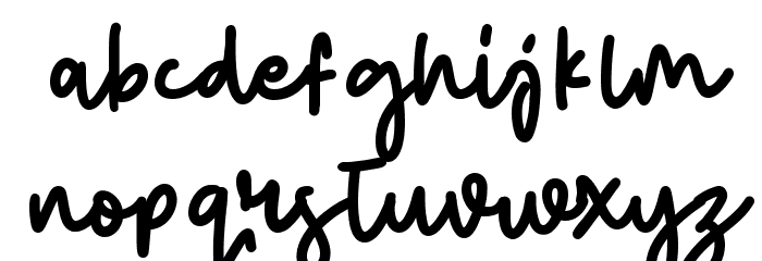 Abiyu Chan Font LOWERCASE