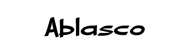 Ablasco  Free Fonts Download