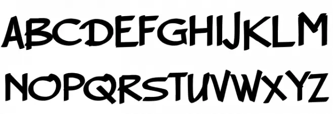 Ablasco Schriftart Groß