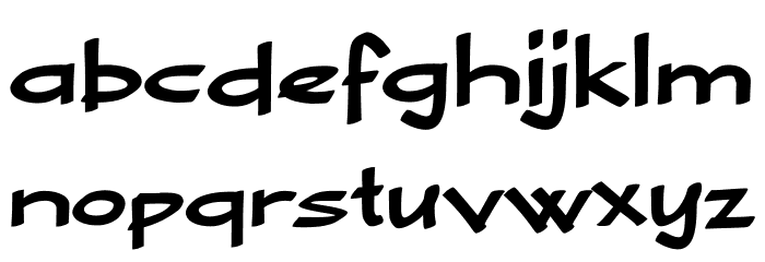 Ablasco Font LOWERCASE