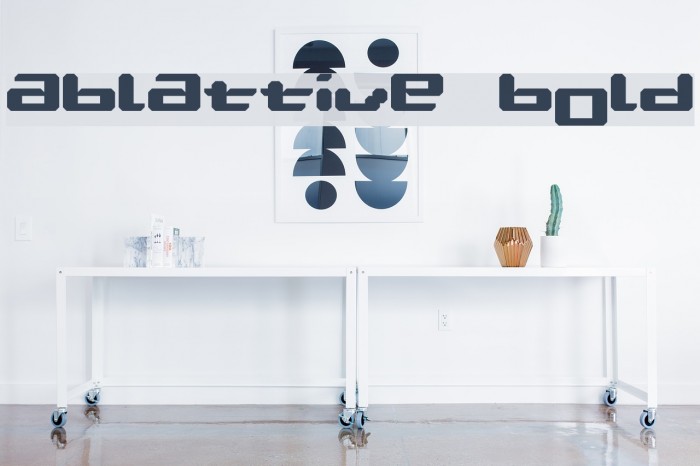 Ablattive Bold Font examples