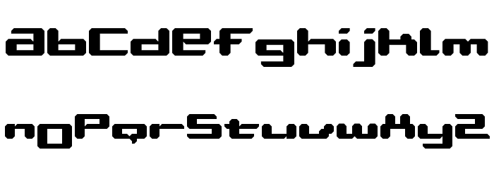 Ablattive Bold Font LOWERCASE