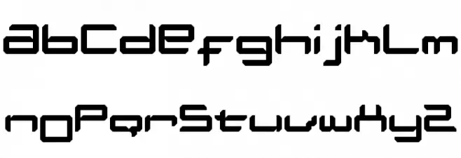 Ablattive Шрифта ВЕРХНИЙ