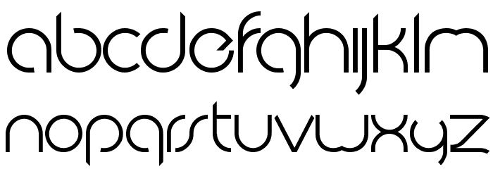 Abode Light Font LOWERCASE