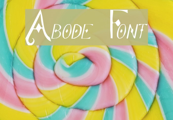Abode Font examples