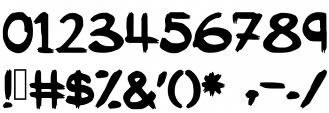 AbokiDreadlockJamSuya Font OTHER CHARS