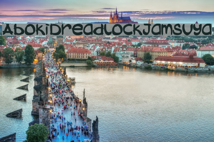 AbokiDreadlockJamSuya फ़ॉन्ट examples