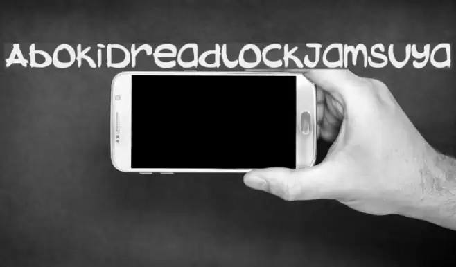 AbokiDreadlockJamSuya Font examples