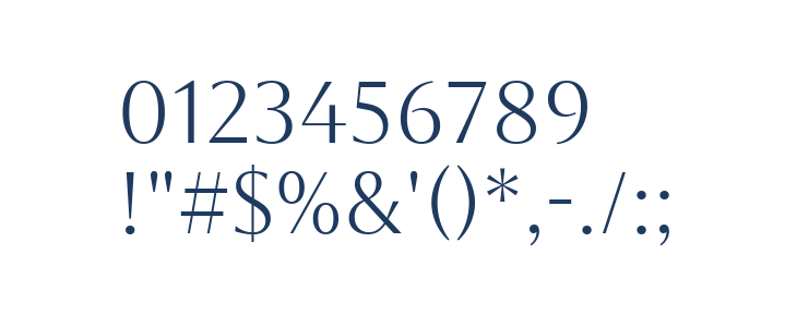 Aboreto Regular Other Characters