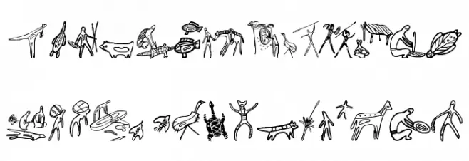 Aboriginebats One خط أحرف صغيرة