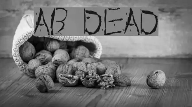 About Dead Fonte examples