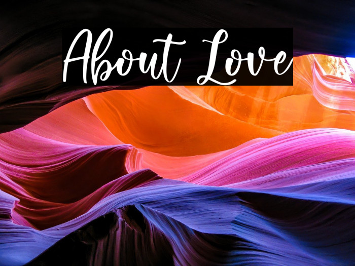 About Love Example 3