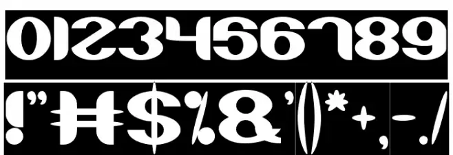 About You-Inverse Шрифта ДРУГИЕ символов