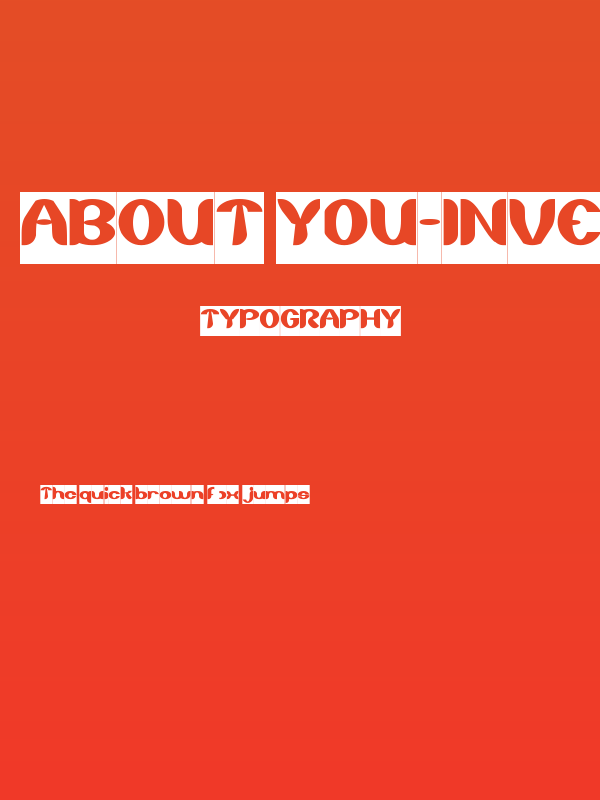 About You-Inverse Poster