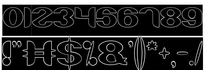 About you-Hollow-Inverse Font OTHER CHARS