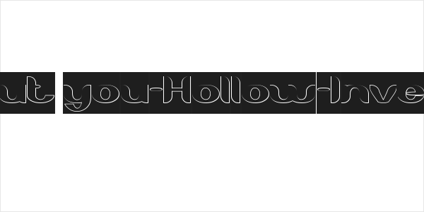 About you-Hollow-Inverse Logo