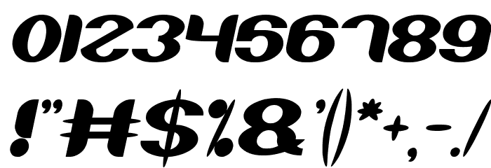 About you Italic Font OTHER CHARS