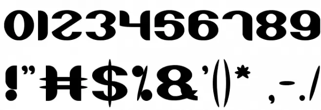 About you Font OTHER CHARS