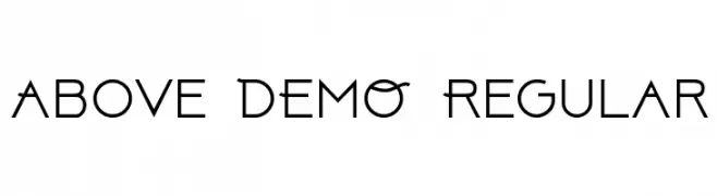 Above DEMO Regular  Fuentes Gratis Descargar