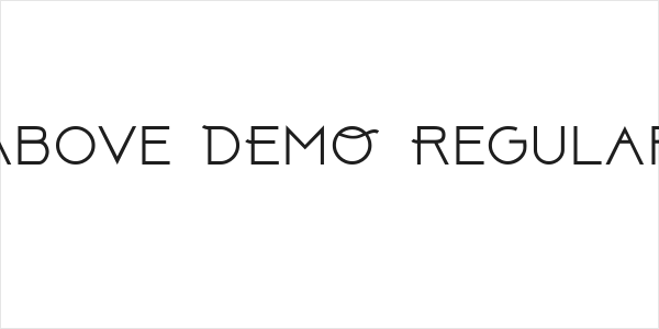 Above DEMO Regular Logo
