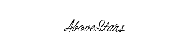 AboveStars Font