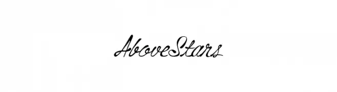 AboveStars  Fuentes Gratis Descargar