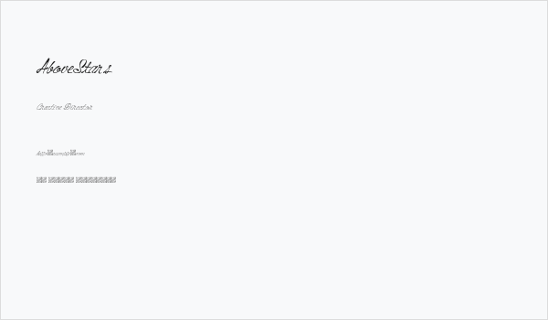 AboveStars Business Card