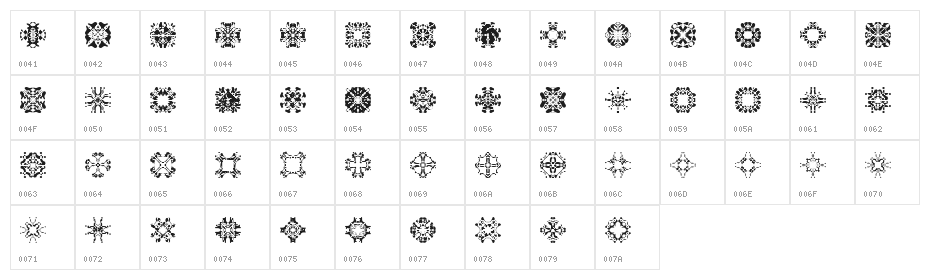 Abracadabra1 Character Map