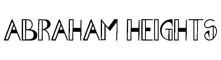 Abraham Heights Font