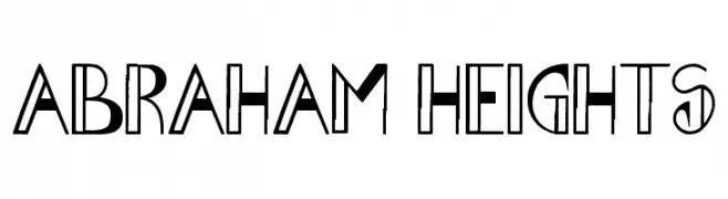 Abraham Heights  baixar fontes gratis