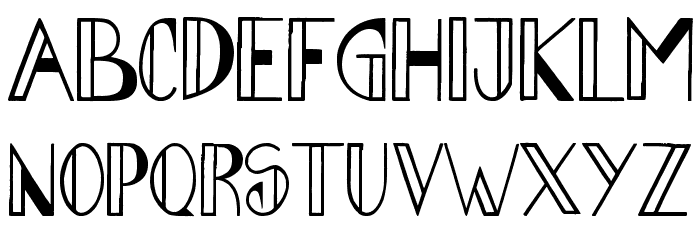 Abraham Heights Font LOWERCASE