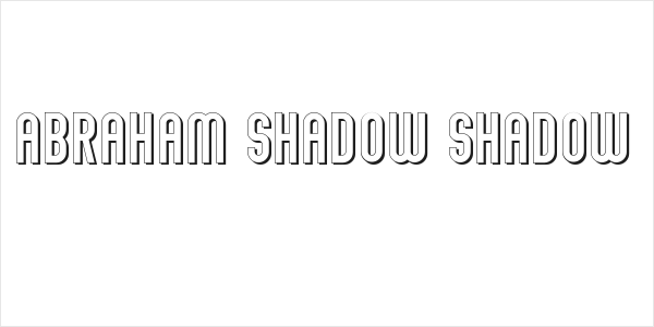 Abraham Shadow Shadow Logo