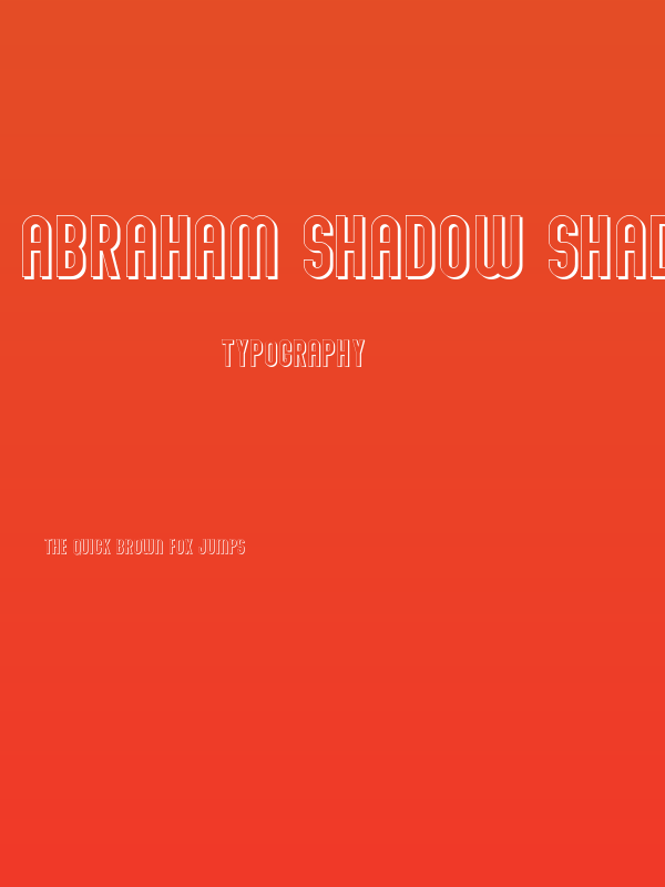 Abraham Shadow Shadow Poster
