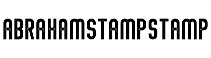 Abraham Stamp Stamp Шрифта