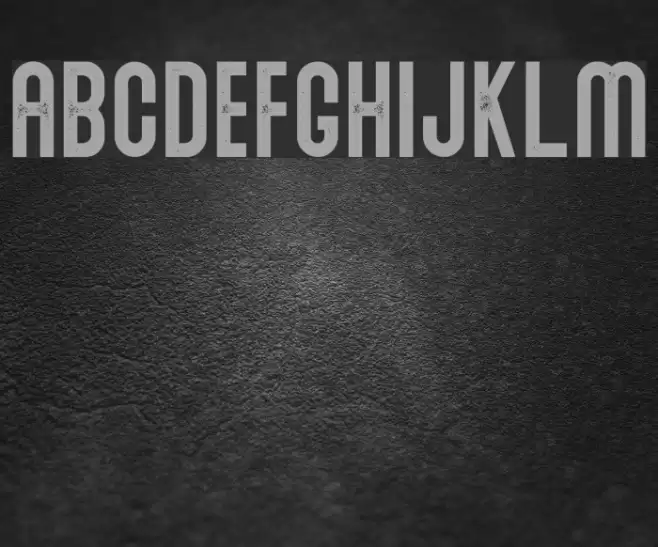 Abraham Stamp Stamp Font examples