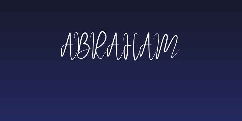 Abraham Social Header