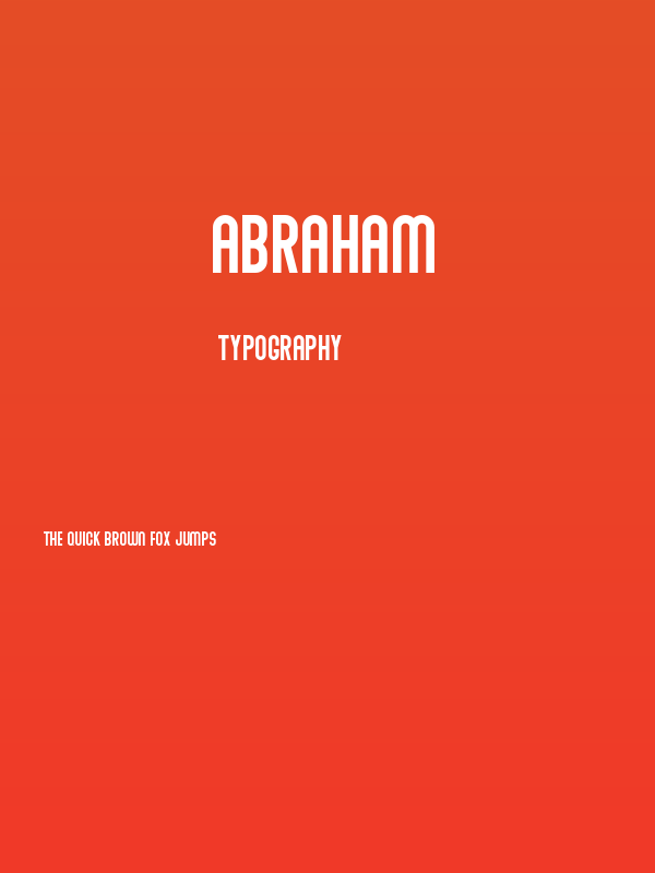 Abraham Poster