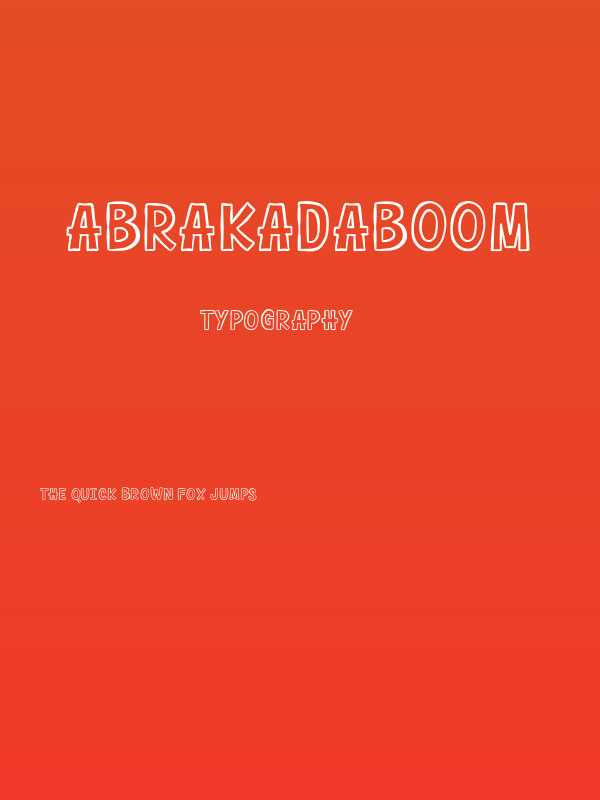 Abrakadaboom Poster
